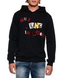 Dolce  amp  Gabbana The King is Back Cotton Hoodie at Neiman Marcus