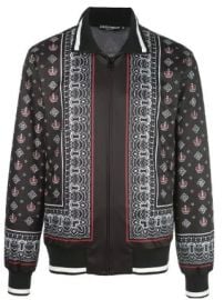 Dolce  amp  Gabbana bandana print jacket  bandana print jacket at Farfetch