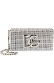 Dolce Gabbana DG Logo Crystal Mesh Shoulder Bag at Nordstrom