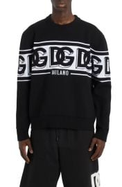 Dolce Gabbana DG Logo Jacquard Crewneck Sweater at Nordstrom