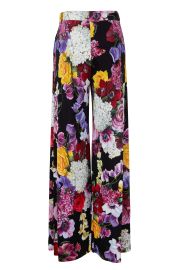 Dolce Gabbana Floral Wide Leg Pants at Mitchells