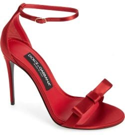 Dolce Gabbana Kiera Bow Ankle Strap Sandal at Nordstrom