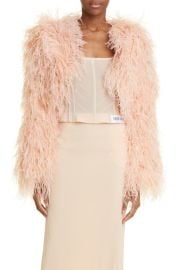 Dolce Gabbana Ostritch Feather Bolero Jacket at Nordstrom