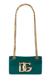 Dolce Gabbana Patent Leather Crossbody Bag in Green at Nordstrom