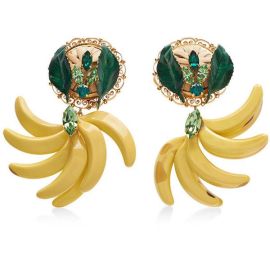 Dolce Gabbana Resin Banana Earrings at Dolce & Gabbana