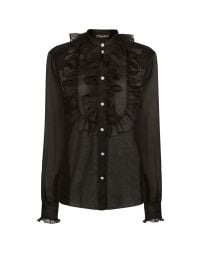 Dolce Gabbana Ruffle Detailed Shirt at Cettire