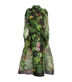 Dolce Gabbana Sheer Silk Trench Coat at Harrods