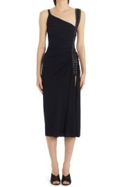 Dolce Gabbana Side Lace SablSheath Dress at Nordstrom