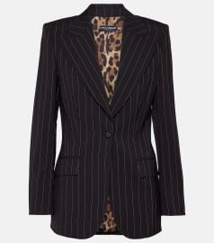 Dolce Gabbana Single Breasted Blazer at Mytheresa