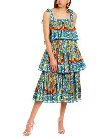 Dolce Gabbana Tiered Maxi Dress at Shop Simon