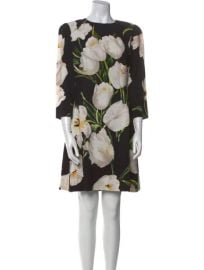 Dolce Gabbana Tulip Print Dress at The Real Real
