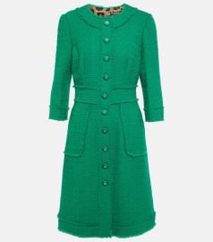 Dolce Gabbana Wool blend minidress at Mytheresa