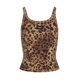 Dolce Gabbana x Skims Cotton Rib Scoop Tank at Skims