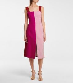 Dolce amp Gabbana - Stretch-wool midi dress at Mytheresa