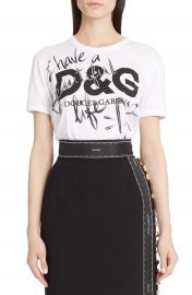 Dolce amp Gabbana Beautiful Life Graphic Tee at Nordstrom