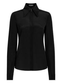 Dolce amp Gabbana DNA pointed-collar Shirt Black at Farfetch