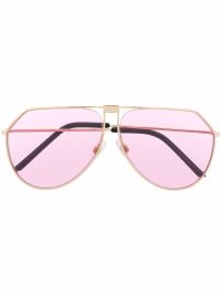 Dolce amp Gabbana Eyewear DG2248 pilot-frame Sunglasses - Farfetch at Farfetch