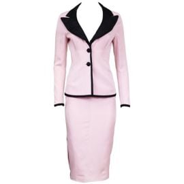 Dolce amp Gabbana Jackets amp Coats Dolce Gabbana 995 Pink Midi Skirt Suit Poshmark at Poshmark