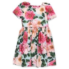 Dolce amp Gabbana Kids Floral Printed Dress ndash at Cettire