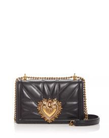 Dolce amp Gabbana Medium Devotion bag in Quilted Nappa Leather Bloomingdale39s at Bloomingdales