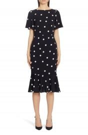 Dolce amp Gabbana Polka Dot Stretch Silk Charmeuse Dress   Nordstrom at Nordstrom