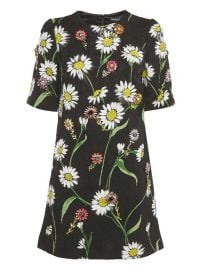 Dolce amp Gabbana Pre-Owned Jacquard Crystal Dress Black at Farfetch