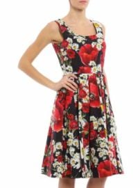 Dolce amp Gabbana Womenaposs Floral print sleeveless dress Size 40 eBay at eBay