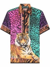 Dolce amp Gabbana animal-print Shirt - at Farfetch