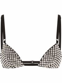 Dolce amp Gabbana crystal-embellished Bralette - at Farfetch