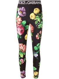 Dolce amp Gabbana floral-print Leggings - at Farfetch