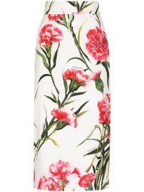 Dolce amp Gabbana floral-print Pencil Skirt - at Farfetch