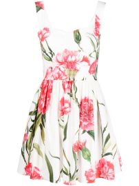 Dolce amp Gabbana floral-print Sleeveless Dress - at Farfetch