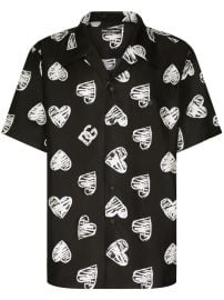 Dolce amp Gabbana heart-print short-sleeve Shirt - at Farfetch