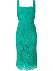 Dolce and Gabbana Floral Lace Dress - at Farfetch