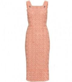 Dolce and Gabbana Lace Crochet Jumper Style Dress at Mytheresa