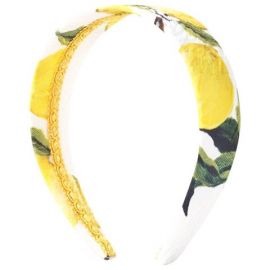 Dolce and Gabbana Lemon Print Headband at Alex and Alexa