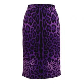 Dolce and Gabbana Leopard Print Pencil Skirt at Farfetch