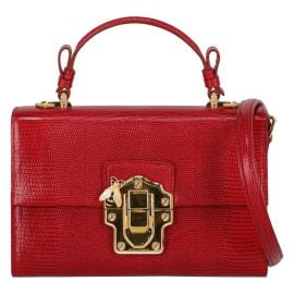 Dolce and Gabbana Woman Shoulder bag Lucia Red Leather For Sale at 1stDibs at 1st Dibs