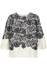 Dolce and Gabbana lace top at Net A Porter