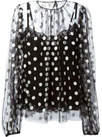 Dolce andamp Gabbana Polka Dot Blouse - at Farfetch