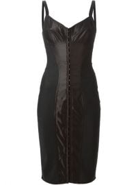 Dolce andamp Gabbana Strappy Corset Dress - Profile at Farfetch