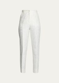 DolceGabbana Brocade Slim-Leg Pants - at Bergdorf Goodman