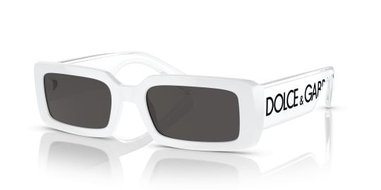 DolceGabbana DG6187 M 53 - 20 with Grey lenses and White frame Sunglass Hut at Sunglass Hut
