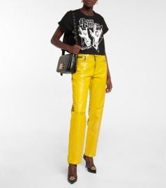 DolceampGabbana - Mid-rise leopard-print jeans at Mytheresa