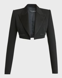 DolceampGabbana Crop Tuxedo Jacket at Neiman Marcus