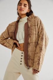 Dolman Quilted Knit Jacket at Free People