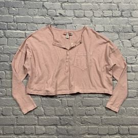 Dolman Sleeve Henley Top at eBay