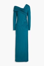 Dolores Asymmetric Draped Jersey Maxi Dress at The Outnet