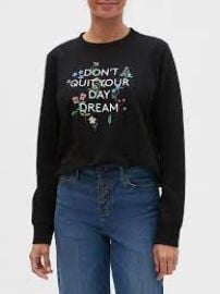 Don\'t Quit Your Daydream Sweatshirt at Banana Republic