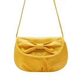 Donalworld Women Bow Mini Candy Coin Bag Phone Bag Manmade Leather Shoulder Bag Yellow Handbags Amazoncom at Amazon